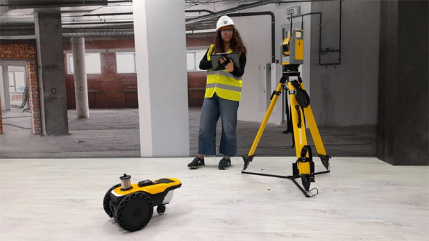 트림블의 AI와 결합된 자율 시공 측량 Trimble X7 토탈 스테이션 VIDEO: Trimble and Exyn Technologies launch autonomous construction surveying technology