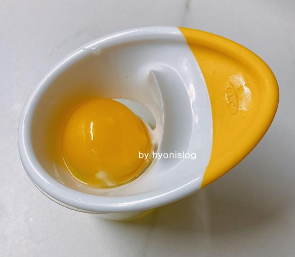 달걀노른자준비