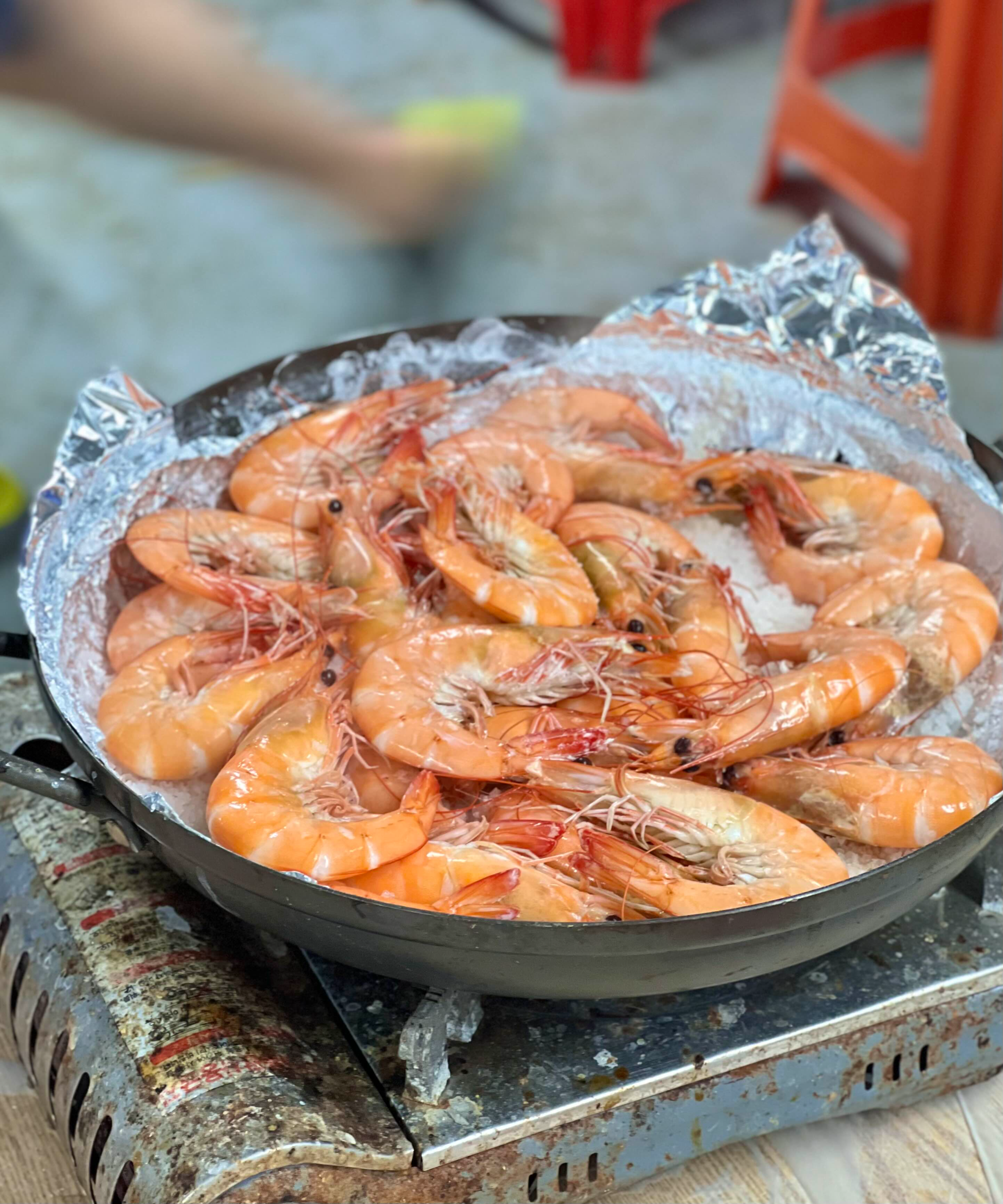 가을철 별미 새우구이 맛집 약암양식장의 왕새우소금구이