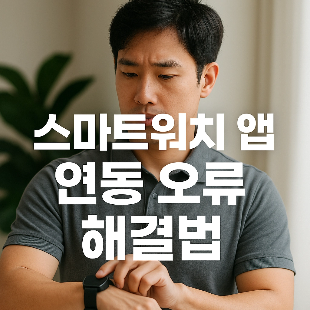 왜 내 스마트워치 앱은 자꾸 오류가 날까 연동 실패의 진짜 원인과 확실한 해결방법 총정리