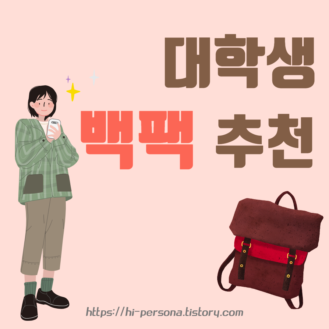  대학생 백팩 정보