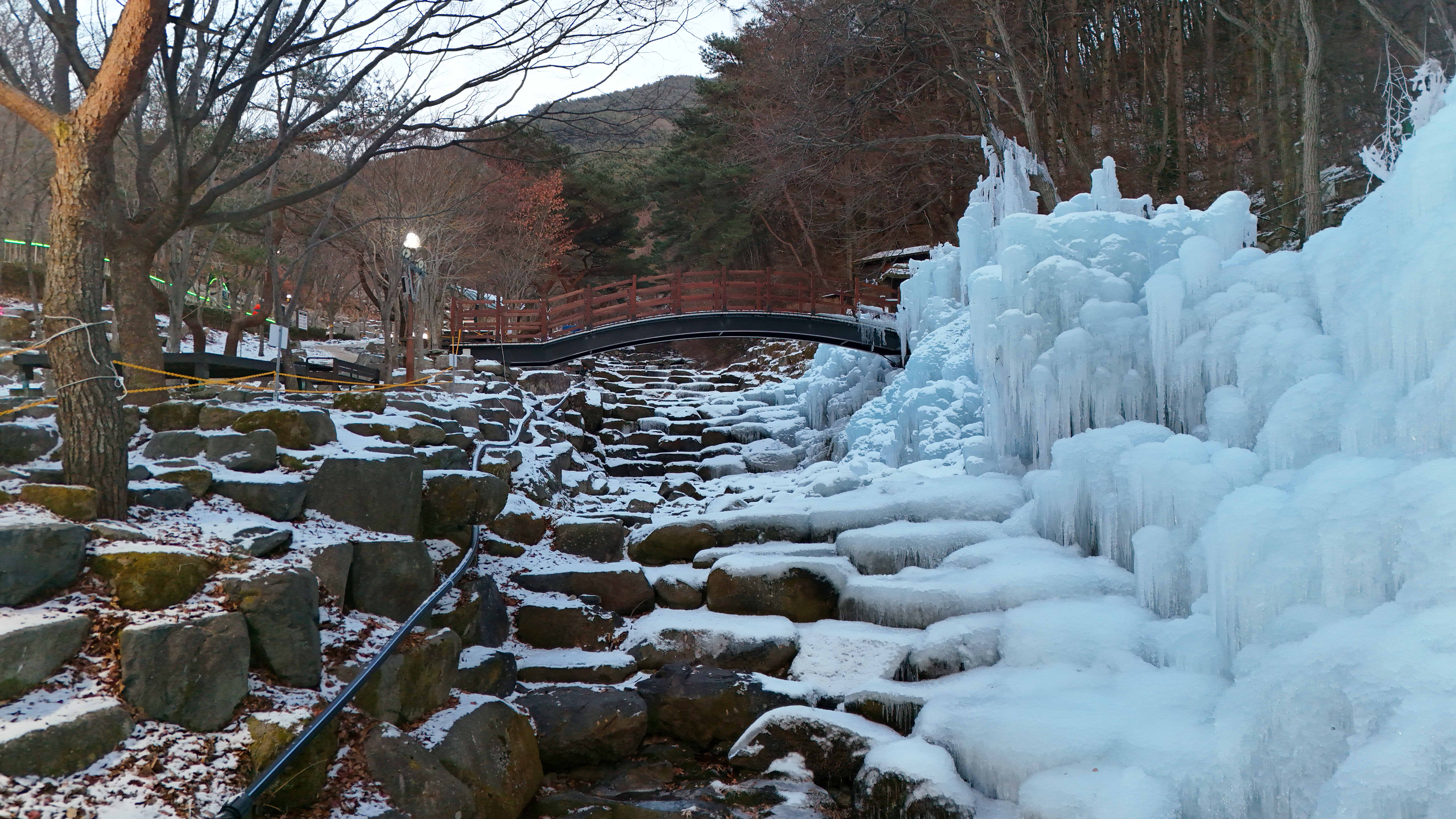대구 비슬산 얼음동산