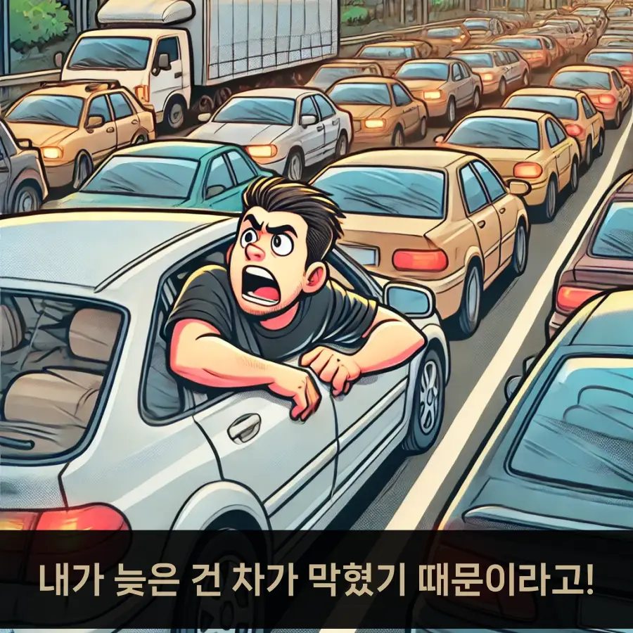 이중잣대, 네가 늦은 건 원래 약속 시간을 잘 어기기 때문이고...
