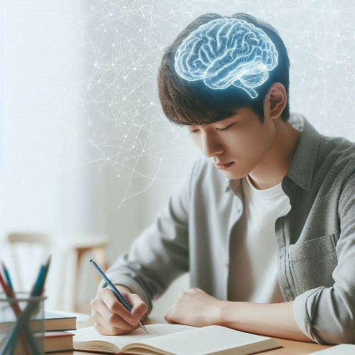 망각 곡선과 간헐적 반복의 효과를 시각화한 이미지&lt;span class=&quot;footnote-wrapper&quot;&gt;[62]&lt;/span&gt;
