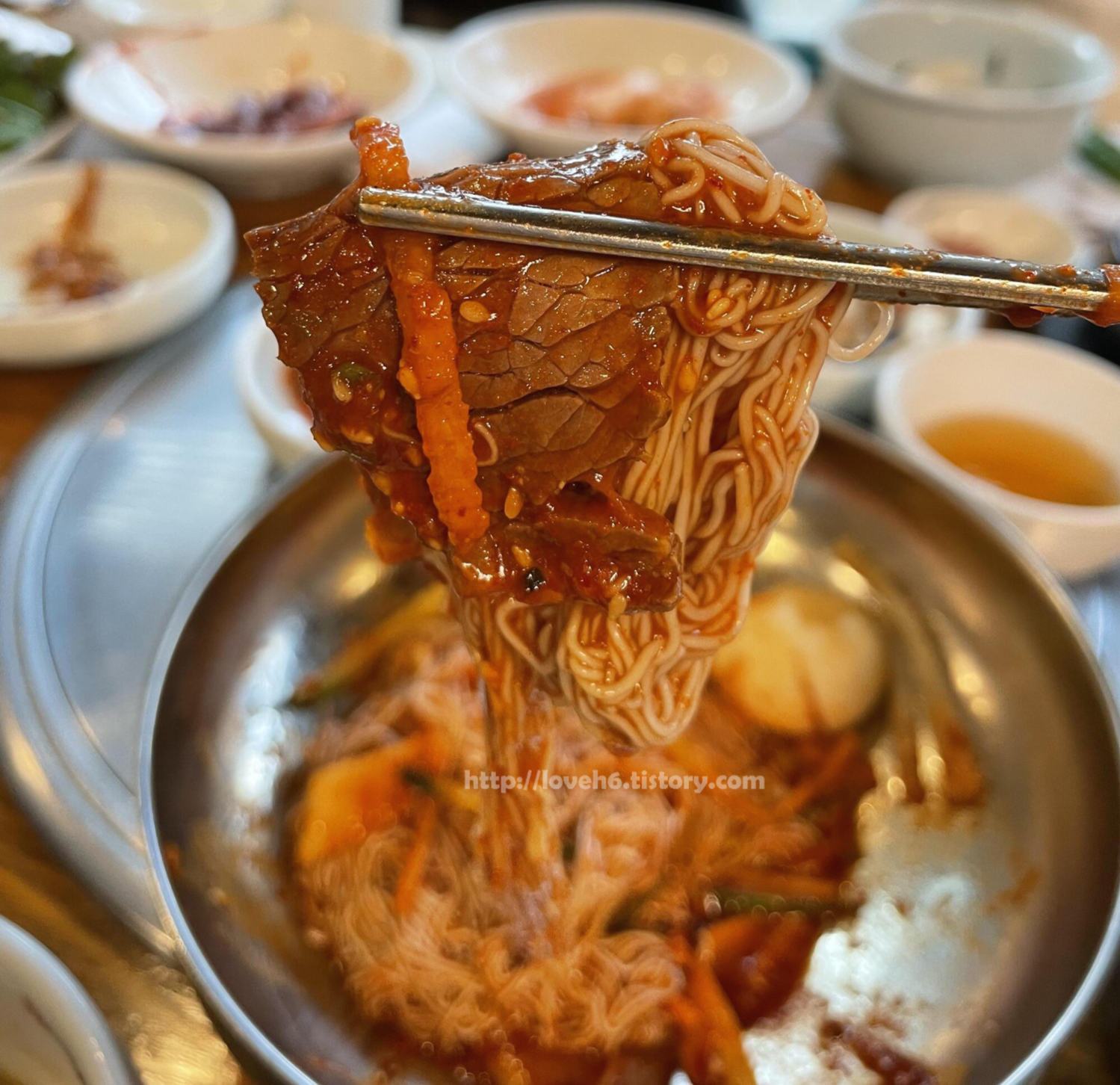 광양숯불구이 상무본점/Gwangyang Charcoal Grilled Sangmu Main Branch/냉면이 또 맛있습니다
