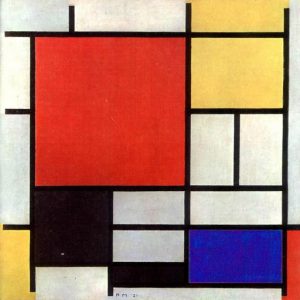 (Composition with Red Yellow Blue and Black&#44; 1921)
