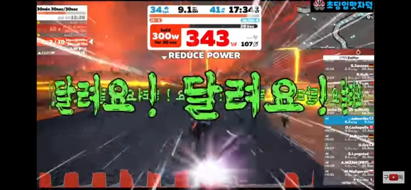  [DAY-12] 새벽 운동, 광기의 실내자전거 인터벌에 대하여(feat. 콜린성두드러기)