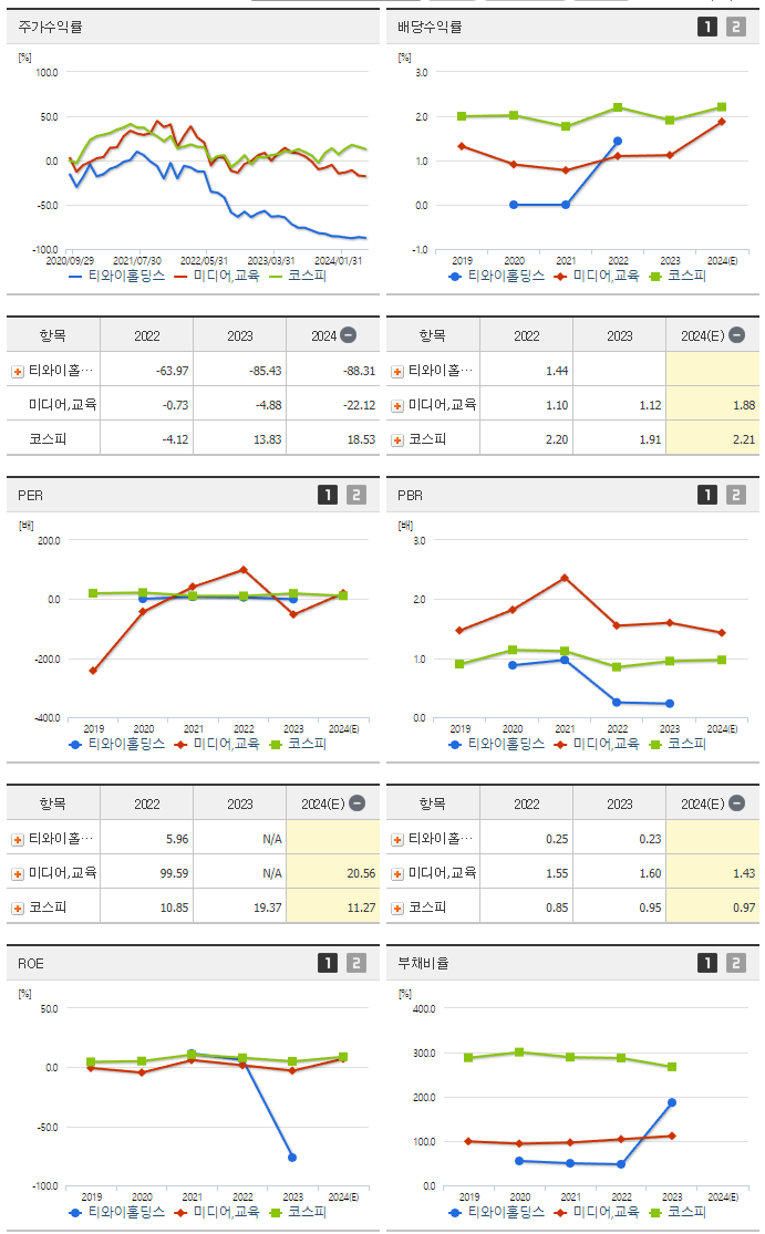 티와이홀딩스_섹터분석