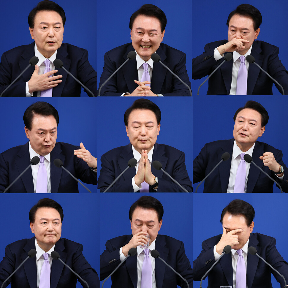 윤석열 대통령 대국민담화 및 기자회견 직후 쏟아지는 비난 여론, 그리고 국정 지지율 17% 최저치 갱신 윤석열 대통령 대국민담화 및 기자회견 직후 쏟아지는 비난 여론, 그리고 국정 지지율 17% 최저치 갱신