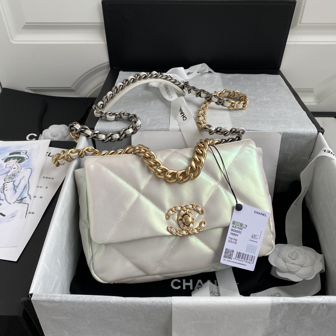  [CHANEL] 샤넬 19 플랩백 AS1160 / AS1161 (2 SIZE / 2 COLOR)