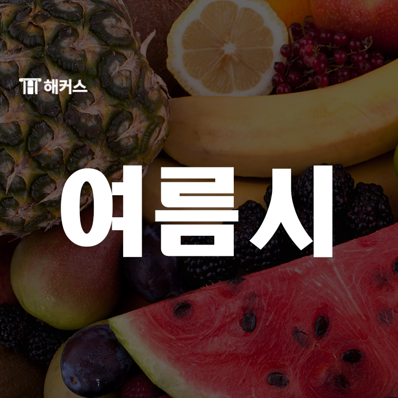  여름시에 대해 알아보자!