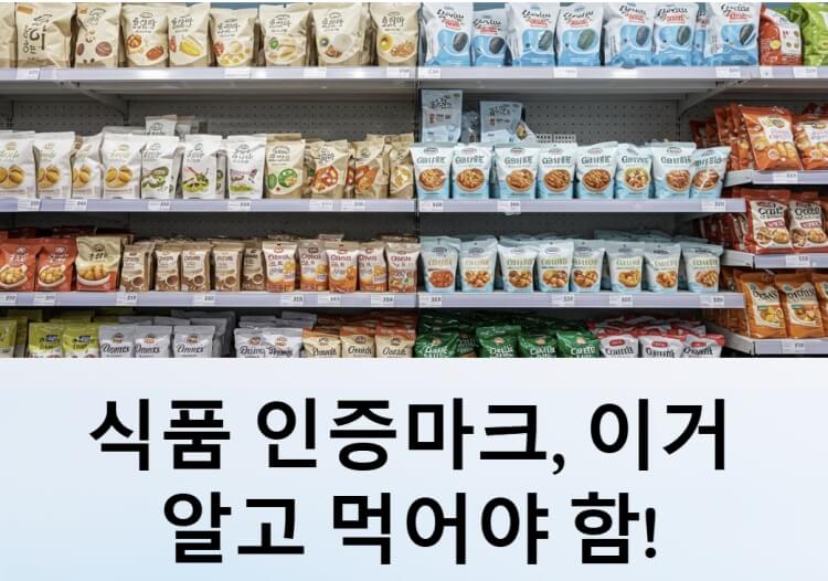 식품인증마크 서론을 적은 이미지