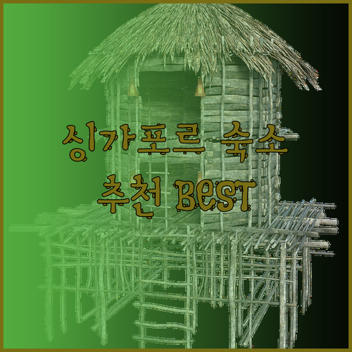 싱가포르 자유여행 숙소 고민? 콜리우