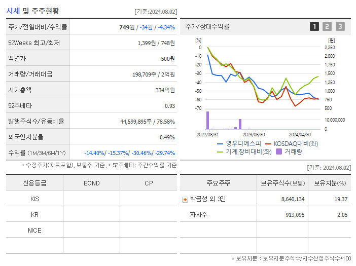 영우디에스피_기업개요