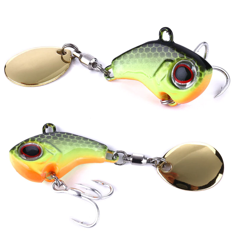  회전 금속 진동 미끼 스피너 스푼 낚시 미끼 1 개, 9g 16g 21g 지그 송어 겨울 낚시 하드 태클 Pesca