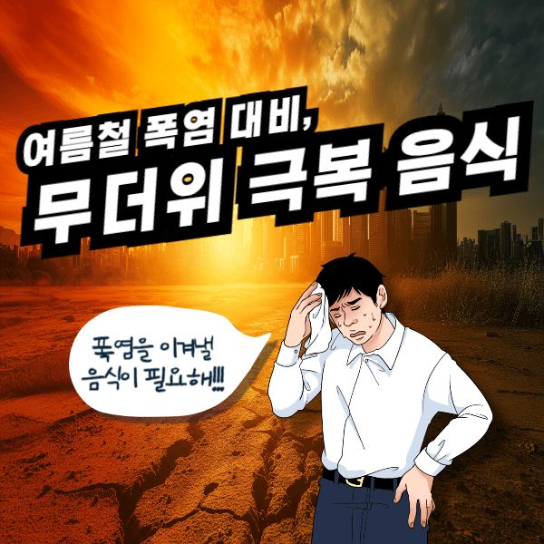 여름철 폭염 대비, 무더위 극복에 좋은 음식 썸네일