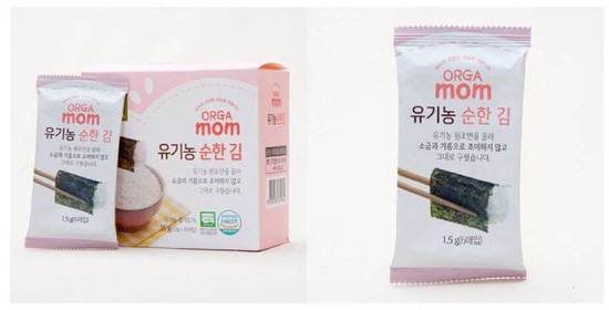  아기김 - 유기농 무조미김 (올가, 베베쿡, 앨빈스, 광천김, 장흥무산김)