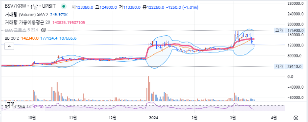 비트코인에스브이 차트