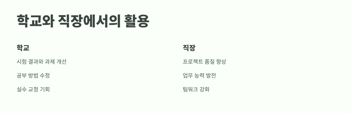 피드백의 뜻 간단 요약 7