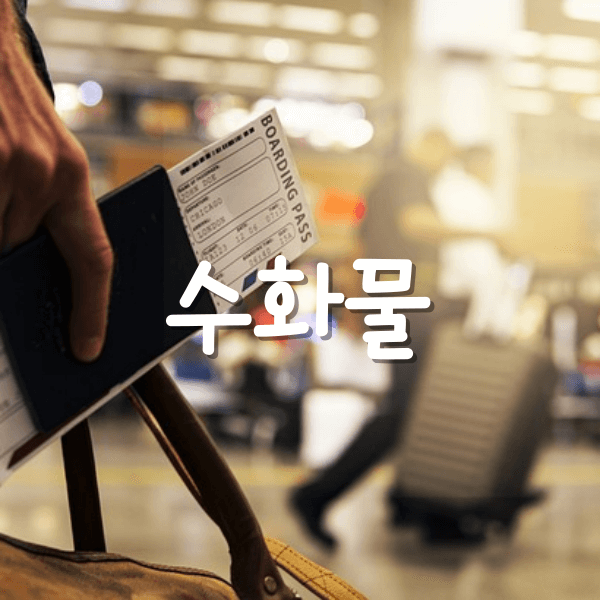 수화물-영어로