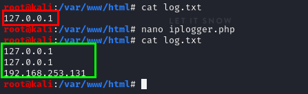  PHP Ip Logger 만들기 | 링크를 사용하여 방문자의 IP를 수집하는 방법