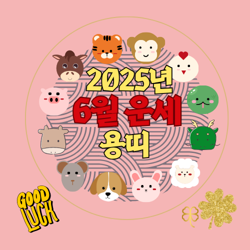 2025년 6월 용띠 운세