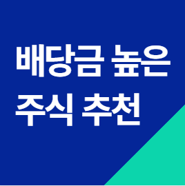 배당금 높은 주식 추천