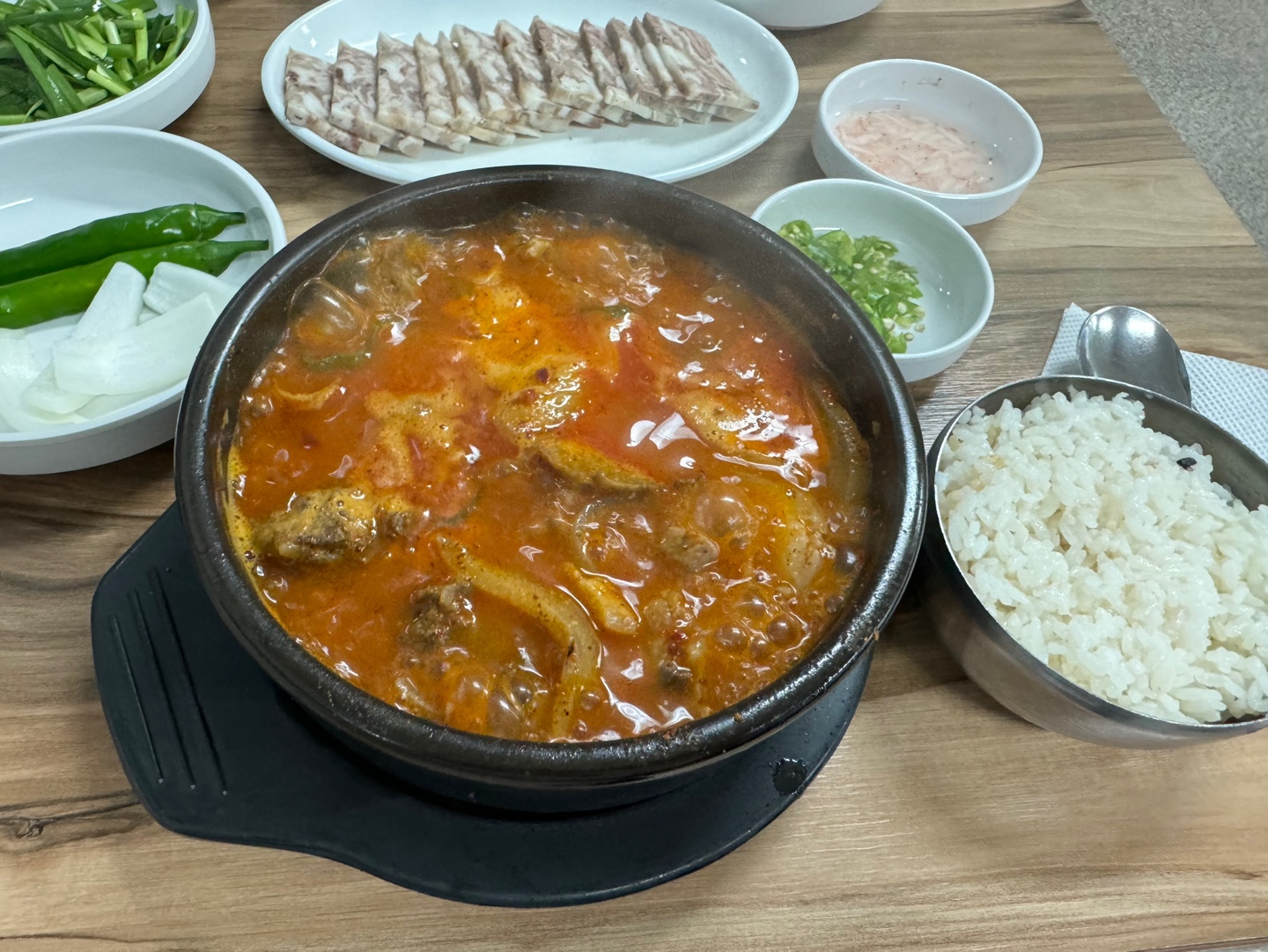 얼큰순대국