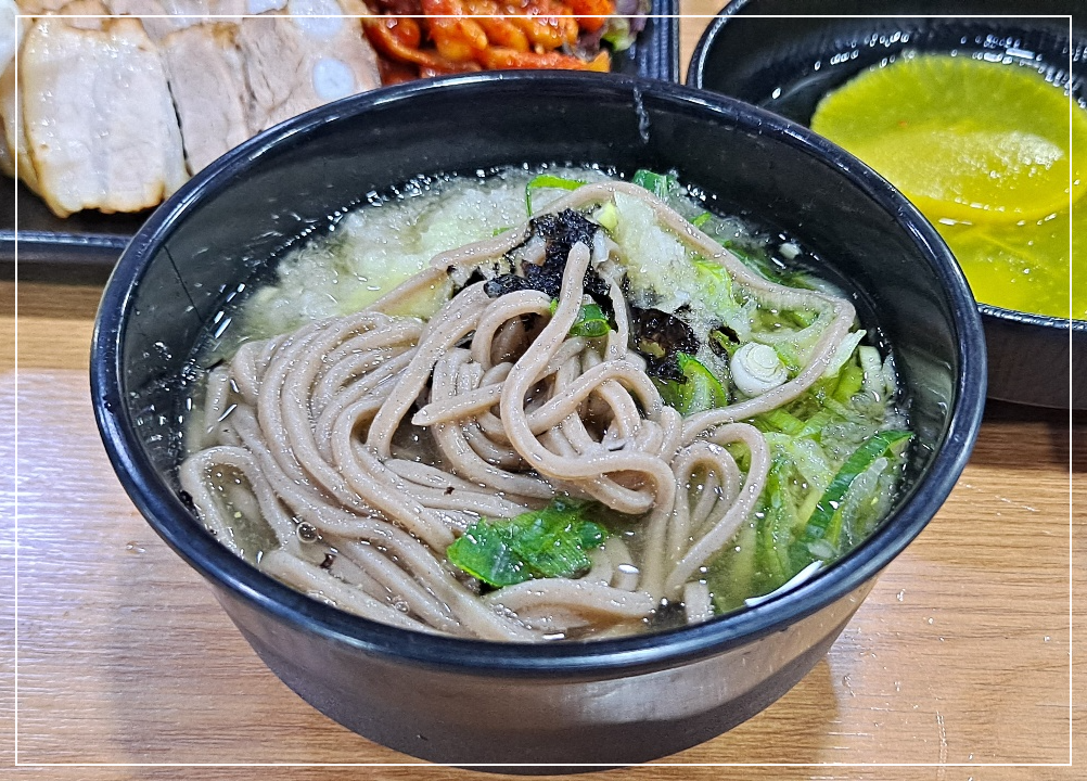 냉메밀국수