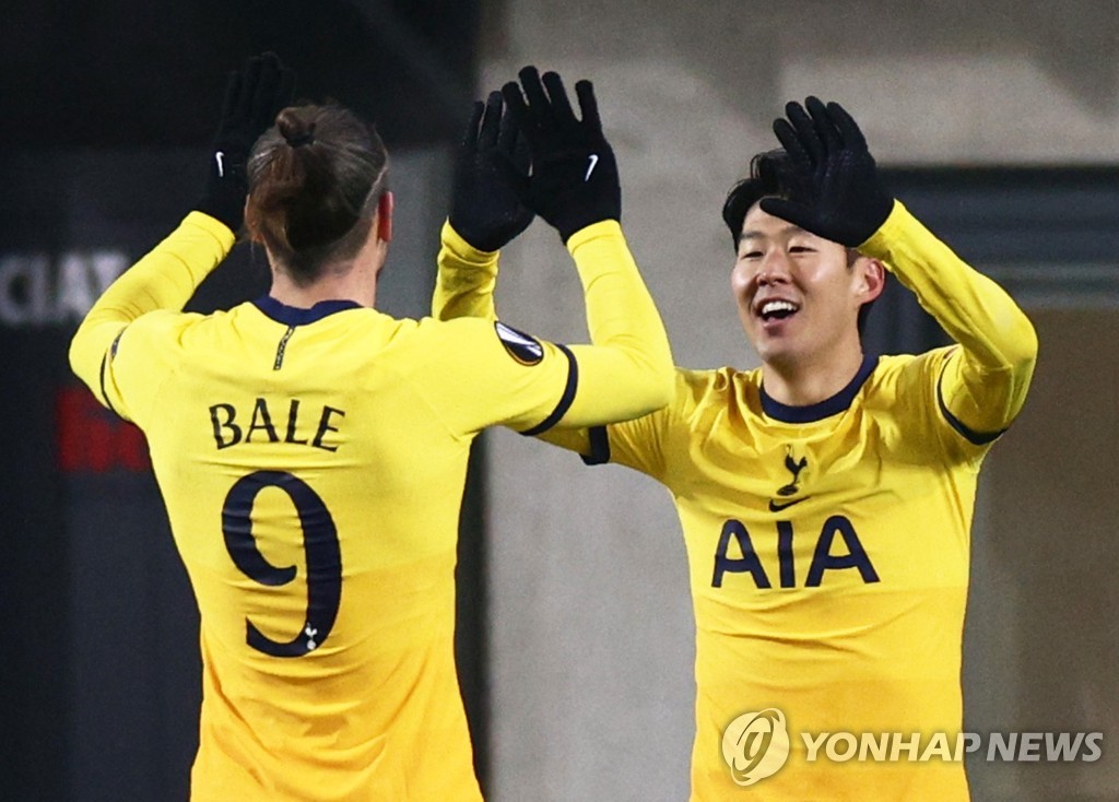  손흥민 12호골 토트넘 LASK 린츠 상대로 3-3 무승부 기록 32강 진출
