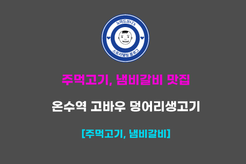  구로구 온수역 맛집 / 고바우 덩어리고기