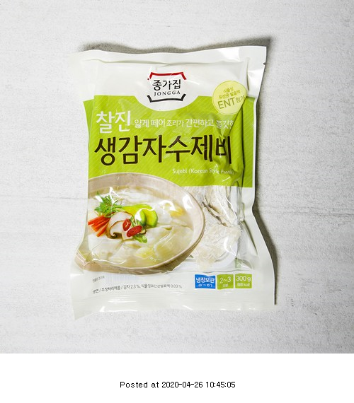  종가집 찰진 생감자 수제비 식품정보