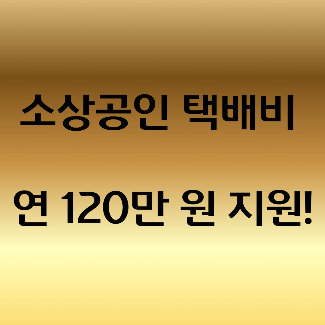 소상공인 택배비 지원 2025