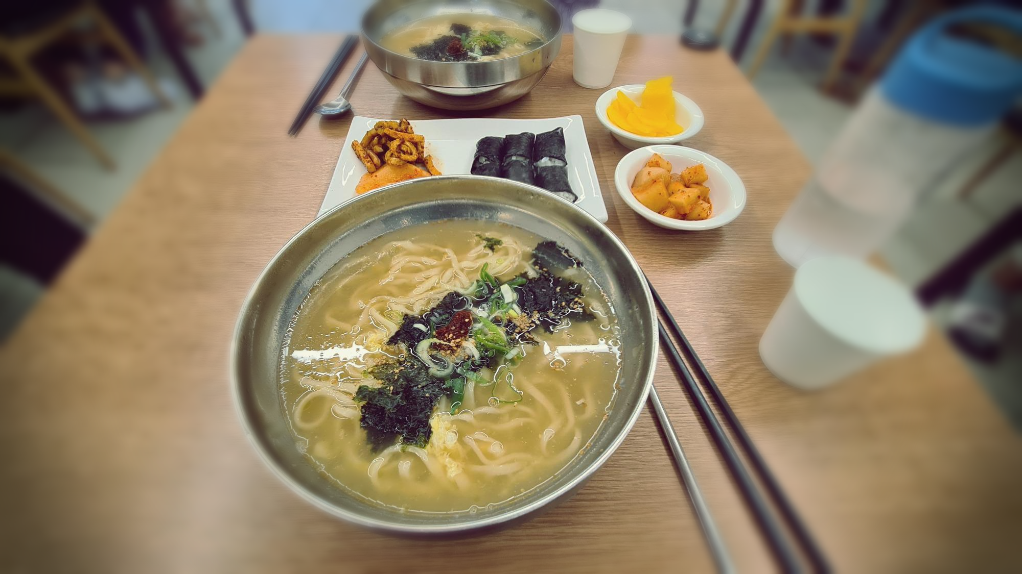 양산-맥가이버-칼국수-충무김밥-세트