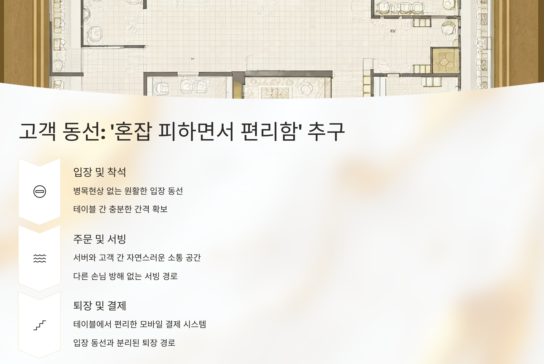 편리함을 갖는 동선