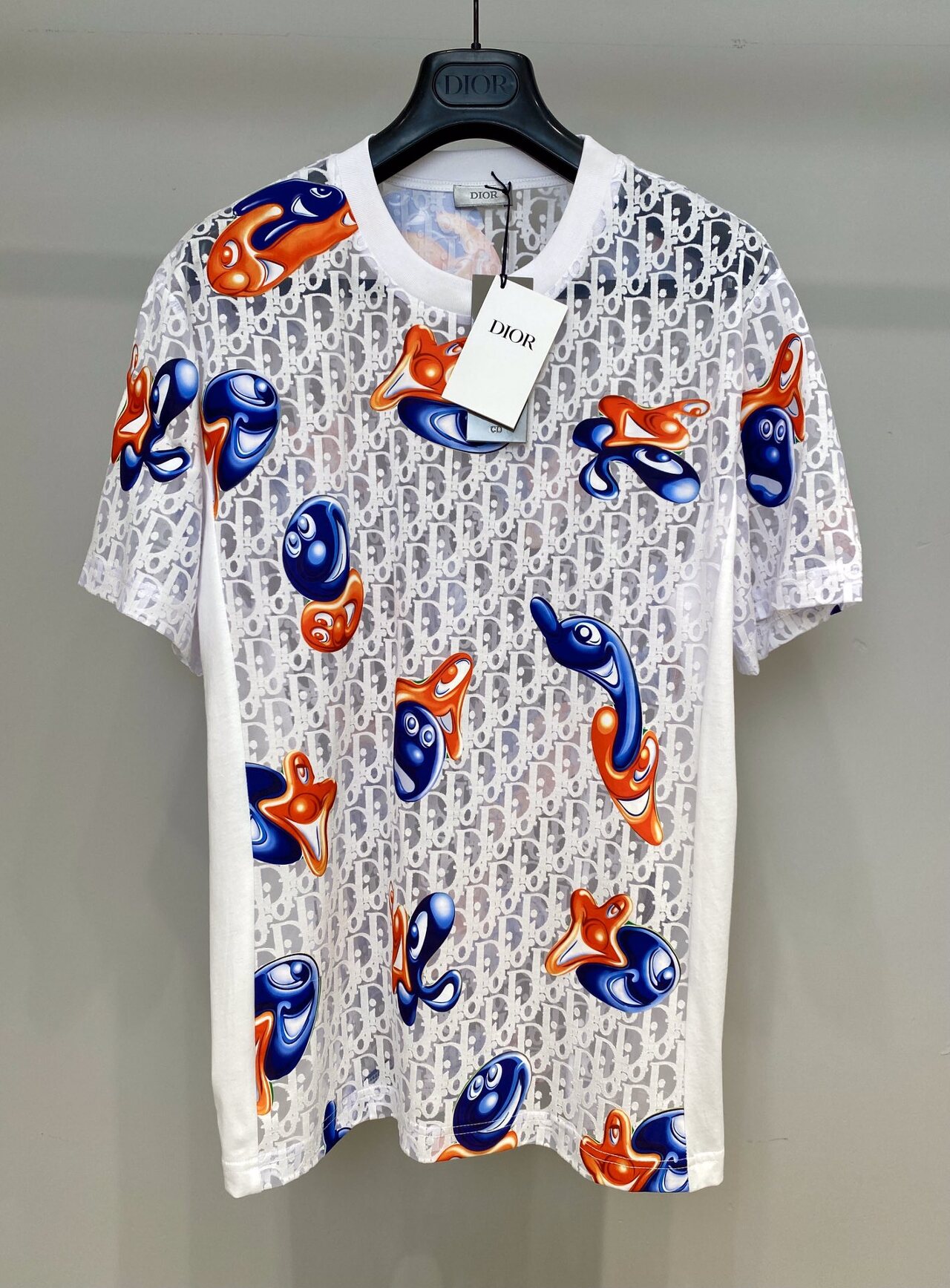  [DIOR x KENNY SCHARE] 디올 X 케니샤프 반팔 티셔츠 193J653A0702_C084