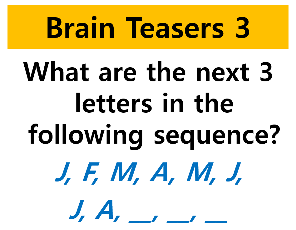 Brain Teaser 5