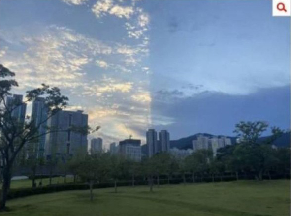  되빛내림 현상, 부산 살면 가끔 볼 수 있는 자연현상
