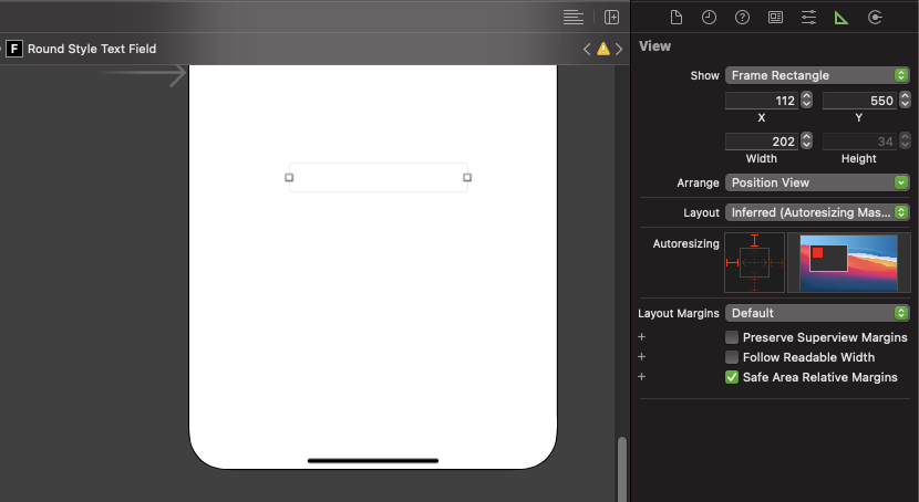  [SWIFT] TextField Height