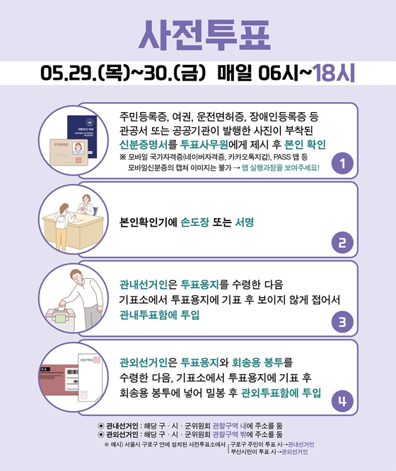 사전투표 이미지