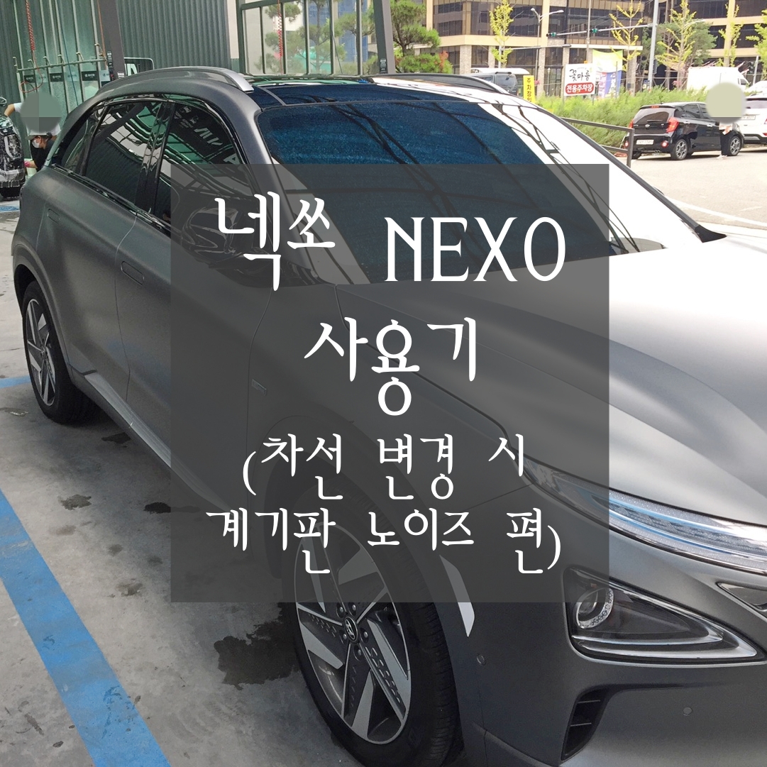  [넥쏘(NEXO) 사용기] 방향지시등 사용 시 계기판에 줄이 생기며 노이즈가 나는 현상 (Feat. 증상, 증상 발현 이유, 대차 등)