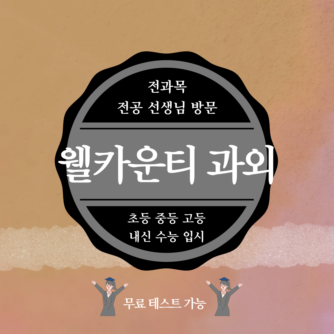  송도 웰카운티 중등 영어 과외 송도 국제도시 고등 수학 과외 개인 맞춤 수업 성적 향상