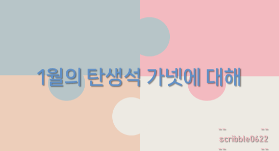  1월의 탄생석 가넷에 대해
