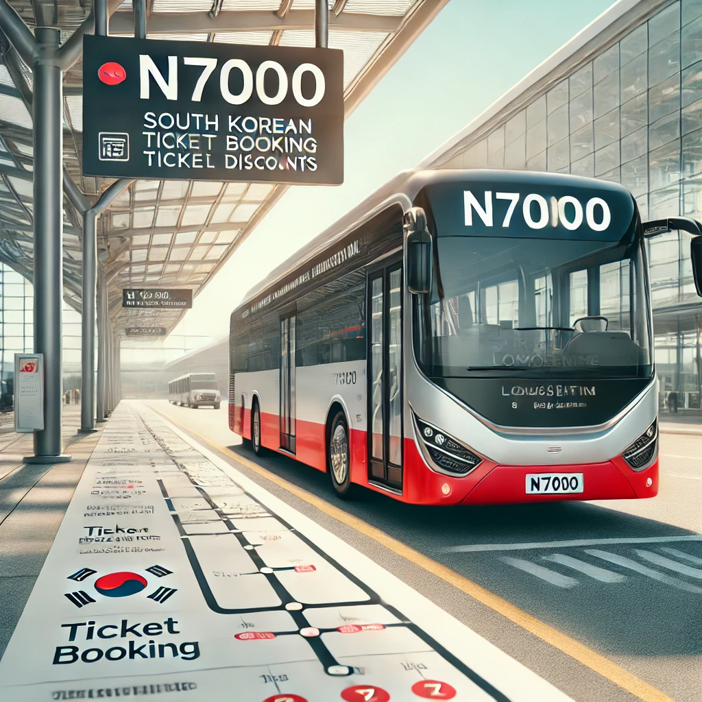 N700번 공항버스 시간표, 공항버스 N7000 예매 1