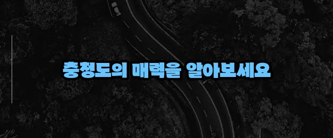 충청도 가볼만한곳 베스트10 (+2025 여행 추천)