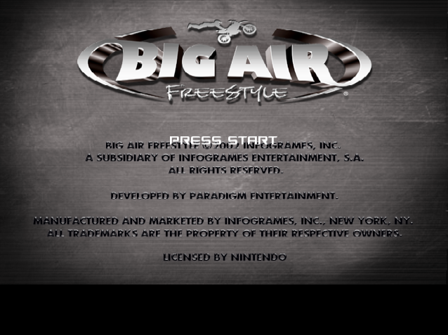  Paradigm - 빅 에어 프리스타일 북미판 Big Air Freestyle USA (게임큐브 - GC - iso 다운로드)