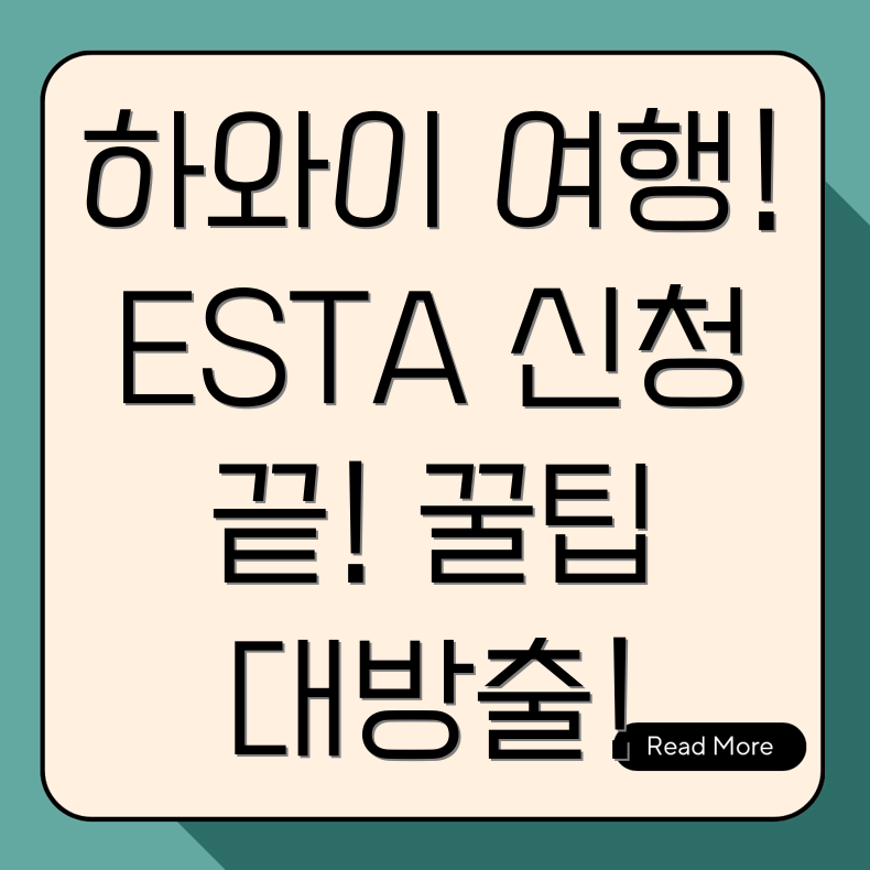 하와이 ESTA