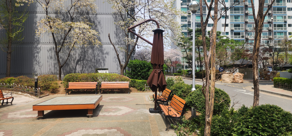 인천 숨겨진 보석 야외파라솔을 찾아서 세이드하우스대형파라솔 전국설치