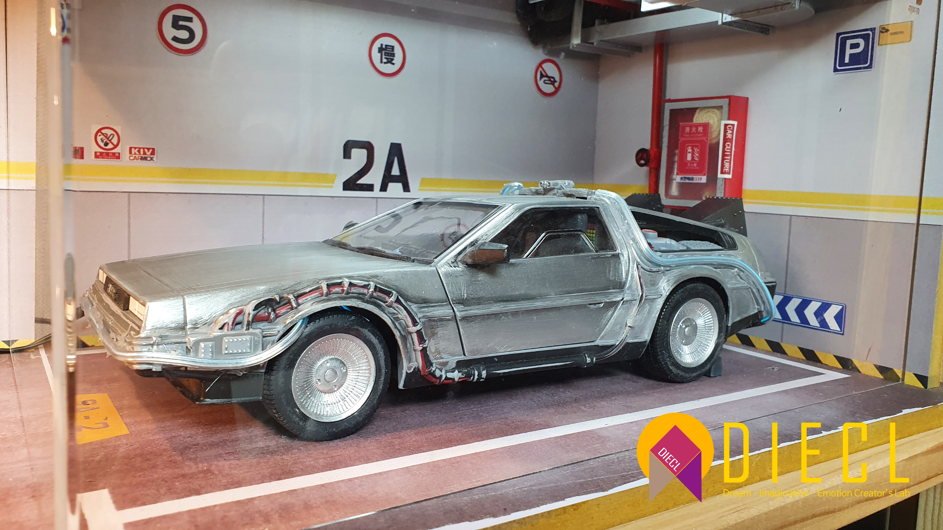 NECA Delorean, Back to the future, BTTF, Polishing, Detail Up, 백투더퓨처, 드로리안