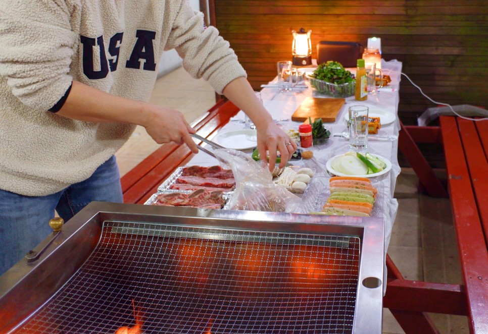 숯불에 구워도 맛있는 또마호크 스테이크 구이 27